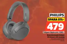 Power Philips Brusreducerande hörlurar 80 timmars ANC-lyssning erbjuda