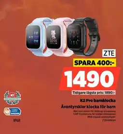 Power Zte K2 Pro barnklocka Äventyrsklar klocka för barn erbjuda