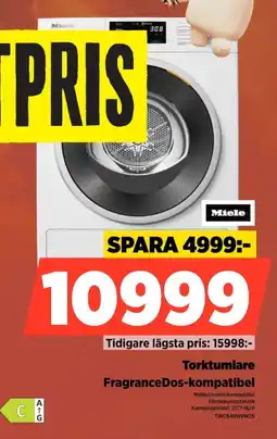 Power Miele Torktumlare FragranceDos-kompatibel erbjuda