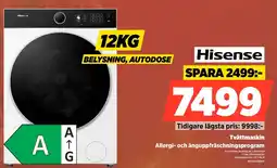 Power Hisense Tvättmaskin Allergi- och ånguppfräschningsprogram erbjuda
