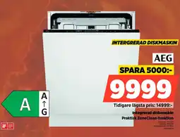 Power Aeg Integrerad diskmaskin Praktisk ZoneClean-funktion erbjuda