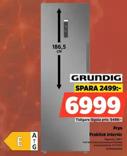Power Grundig Frys Praktisk interiör erbjuda