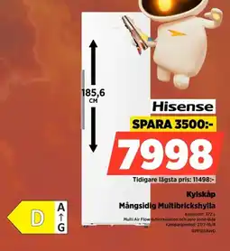 Power Hisense Kylskåp Mångsidig Multibrickshylla erbjuda