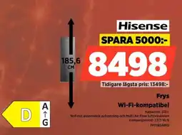 Power Hisense Frys Wi-Fi-kompatibel erbjuda
