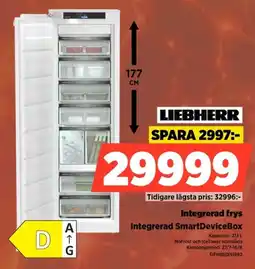 Power Liebherr Integrerad frys Integrerad SmartDeviceBox erbjuda