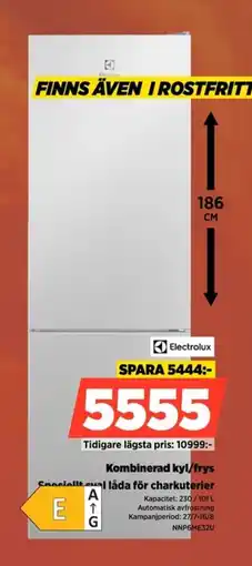 Power Electrolux Kombinerad kyl/frys Speciellt sval låda för charkuterier erbjuda
