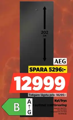 Power Aeg Kyl/frys för optimal matförvaring erbjuda