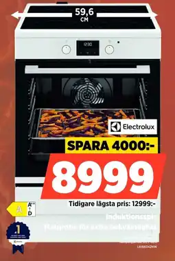 Power Electrolux Induktionsspis Matprobe för extra bekvämlighet erbjuda