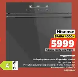 Power Hisense Inbyggnadsugn Matlagningstermometer för perfekta resultat erbjuda