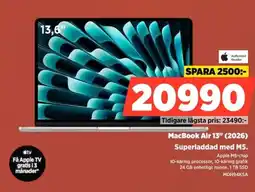 Power Authorized Reseller MacBook Air 13" (2026) Superladdad med M5. erbjuda