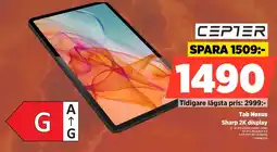 Power Cepter Tab Nexus Sharp 2K display erbjuda