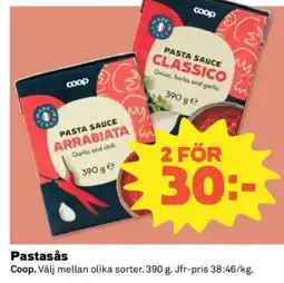 Coop Coop Pastasås erbjuda