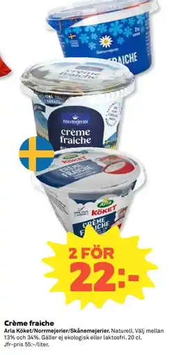 Coop Crème fraiche erbjuda