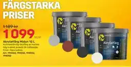 Byggmax Akrylatfärg Midun 10 L erbjuda