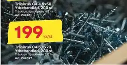 Byggmax Träskruv C4 5,0x70 Ytbehandlad, 200 st erbjuda