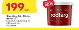 Byggmax Slamfärg Röd Midun Basic 10 L erbjuda