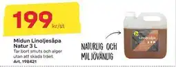 Byggmax Midun Linoljesåpa Natur 3 L erbjuda