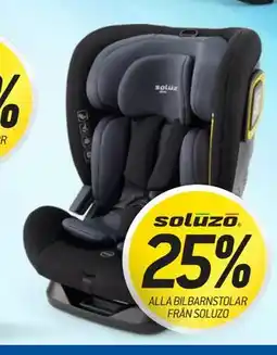 thansen 25% ALLA BILBARNSTOLAR FRÅN SOLUZO erbjuda