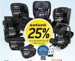 thansen 25% ALLA BILBARNSTOLAR FRÅN SOLUZO erbjuda