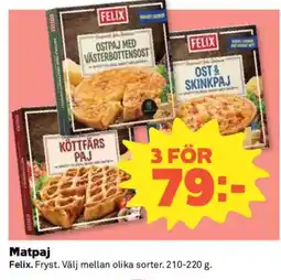 Coop Felix Matpaj erbjuda