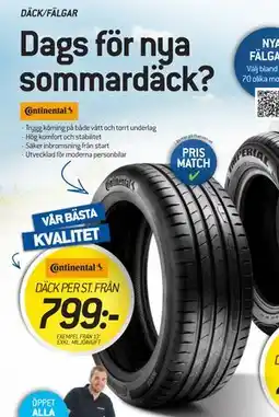 thansen Continental DÄCK erbjuda
