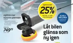 thansen Dual action-polermaskin erbjuda
