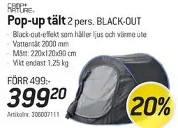 thansen CAMP+ NATURE. Pop-up tält erbjuda