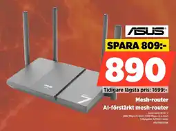 Power Asus Mesh-router Al-förstärkt mesh-router erbjuda