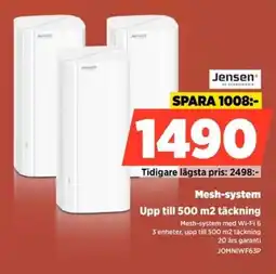 Power Jensen Mesh-system Upp till 500 m2 täckning erbjuda
