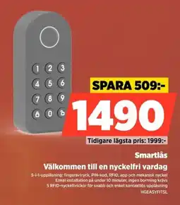 Power Smartlås Välkommen till en nyckelfri vardag erbjuda