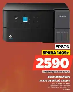Power Epson Bläcktankskrivare Snabb utskrift på 33 ppm erbjuda