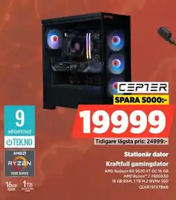 Power Cepter Stationär dator Kraftfull gamingdator erbjuda
