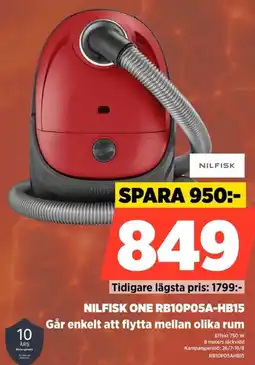 Power NILFISK ONE RB10P05A-HB15 Går enkelt att flytta mellan olika rum erbjuda
