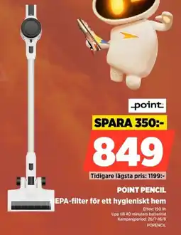 Power Point pencil EPA-filter för ett hygieniskt hem erbjuda