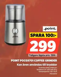 Power Point POCG9701 Coffee Grinder Kan även användas till kryddor erbjuda
