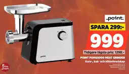 Power Point POMG5000 Meat Grinder Korv-, kak- och kibbehredskap erbjuda