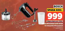 Power Bosch MFQ4990B Hand Mixer En mångsidig köksassistent erbjuda
