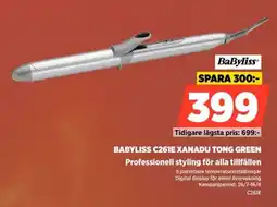 Power Babyliss C261E Xanadu Tong Green Professionell styling för alla tillfällen erbjuda