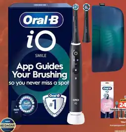 Power Oral-B io smile electric toothbrush bk Avancerad iO™-rengöringsteknik erbjuda