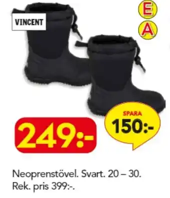 Bo Ohlsson Vincent Neoprenstövel Svart 20-30 erbjuda