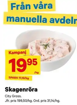 City Gross Skagenröra erbjuda