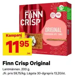 City Gross Finn Crisp Original erbjuda