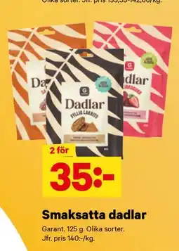 City Gross Smaksatta dadlar erbjuda