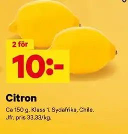 City Gross Citron erbjuda