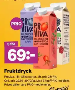 City Gross Fruktdryck, Pris i appen erbjuda
