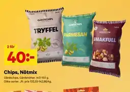 City Gross Chips, Nötmix erbjuda