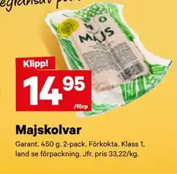 City Gross Majskolvar erbjuda