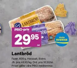 City Gross Lantbröd, Pris i appen erbjuda
