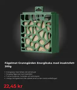 Granngården Fågelmat Granngården Energikaka med insektsfett erbjuda