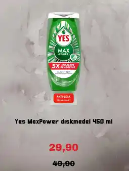 Clas Ohlson Yes MaxPower diskmedel erbjuda